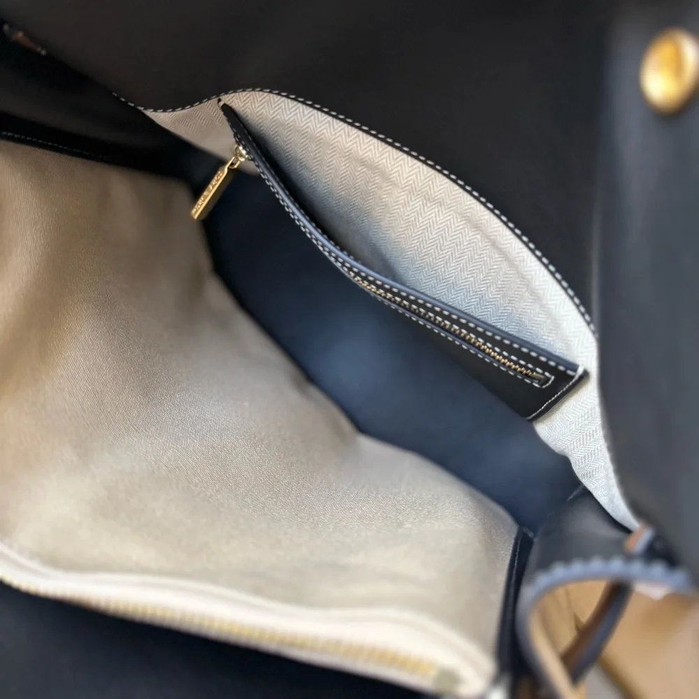 Like new Tory Burch Lee Radziwill Double tote bag - "Tigers Eye" - Picture 13 of 13